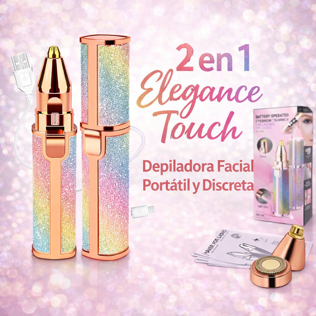 Depiladora Facial Elegance Touch – Portátil y Discreta
